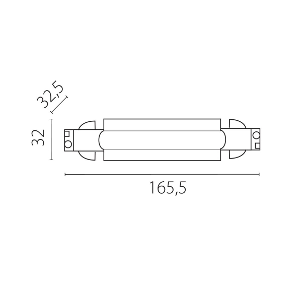 Питание центральное к треку 5040xx-(F)/(R) Quattro Lightstar 504186-FRPS