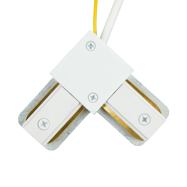 Коннектор угловой для шинопровода с проводом Feron LD1021C для CAB1007 52153