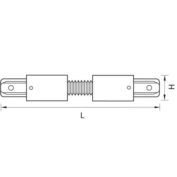 Коннектор гибкий Lightstar Barra 501157 Коннектор гибкий Lightstar Barra 501157