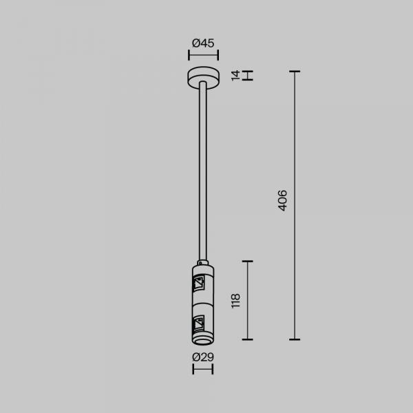 Крепление потолочное Maytoni Technical Accessories for tracks Flarity TRA158C-D1-B Крепление потолочное Maytoni Technical Accessories for tracks Flarity TRA158C-D1-B