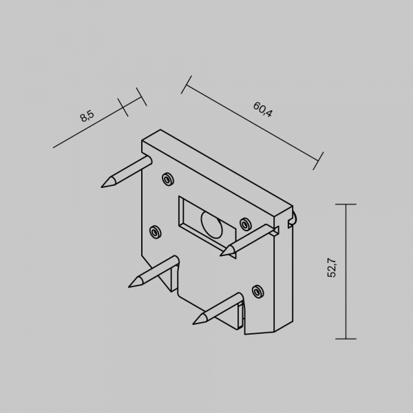 Заглушка Maytoni Technical Exility TRA034D-EC-422B Заглушка Maytoni Technical Exility TRA034D-EC-422B