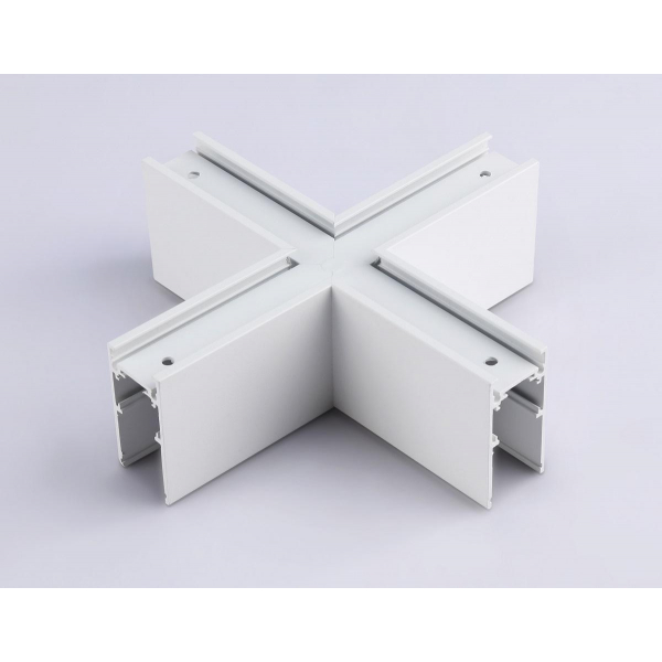 Коннектор X-образный для накладного шинопровода Ambrella light Track System Magnetic GL3375 Коннектор X-образный для накладного шинопровода Ambrella light Track System Magnetic GL3375