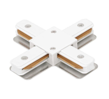 Коннектор X-образный однофазный DesignLed CN2-WH-X 003726