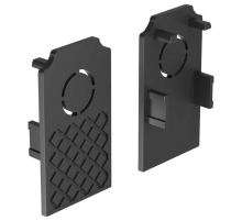 Заглушка Hesby Lighting ElDeko для встраиваемого шинопровода, чёрная, 2 шт HSBL_0067