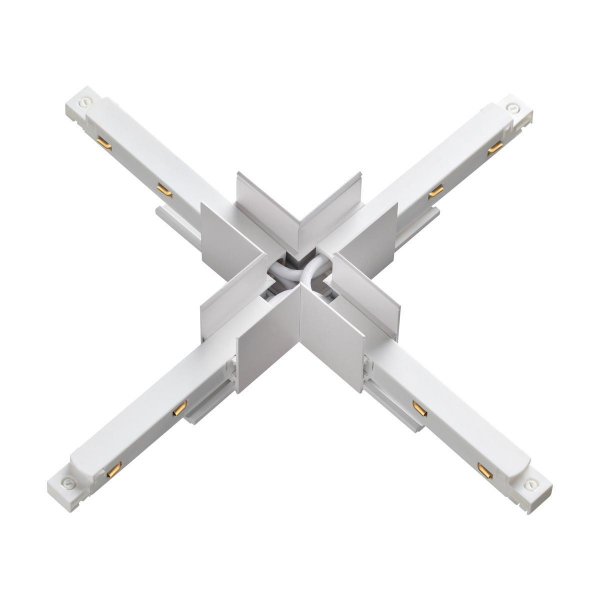 Коннектор X-образный для низковольтного шинопровода Novotech Shino Flum 135127 Коннектор X-образный для низковольтного шинопровода Novotech Shino Flum 135127