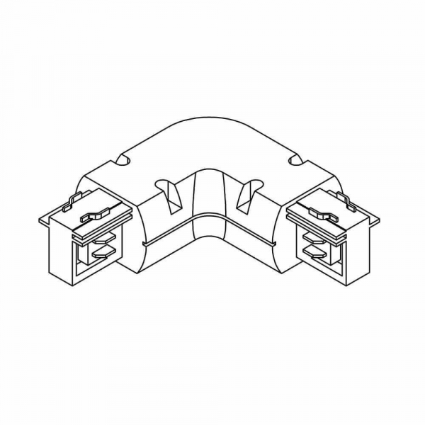 Коннектор L-образный Lightstar Barra 504129 Коннектор L-образный Lightstar Barra 504129