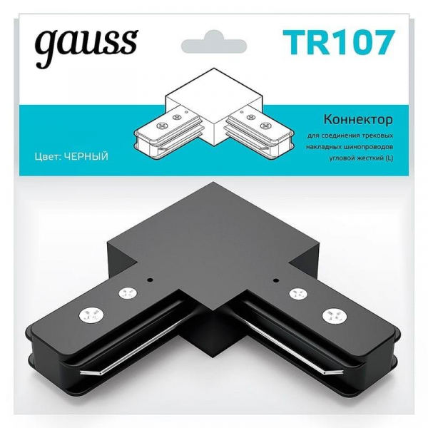 Коннектор L-образный Gauss TR107 Коннектор L-образный Gauss TR107
