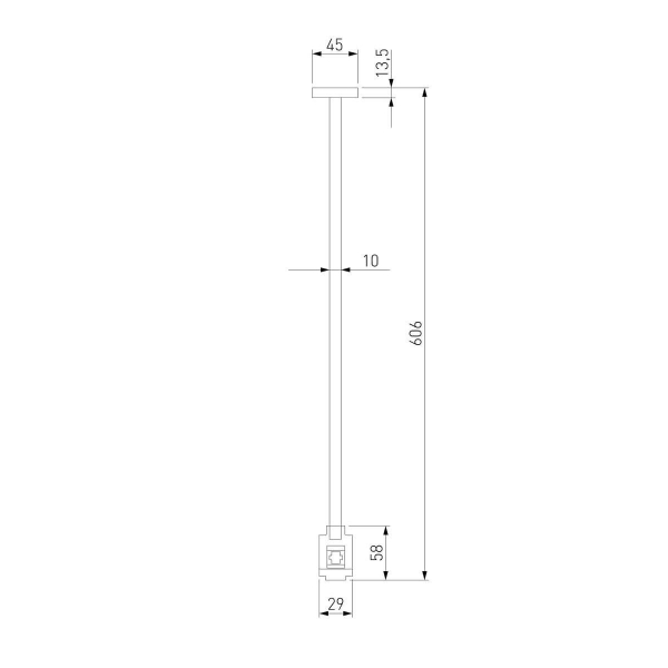 Декоративная стойка с вводом питания Elektrostandard Esthetic Magnetic 85148/00 a065444 Декоративная стойка с вводом питания Elektrostandard Esthetic Magnetic 85148/00 a065444