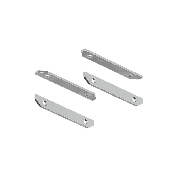 Комплект прямых соединителей для закладного профиля TR3040-AL Denkirs 4 шт. TR3043-AL