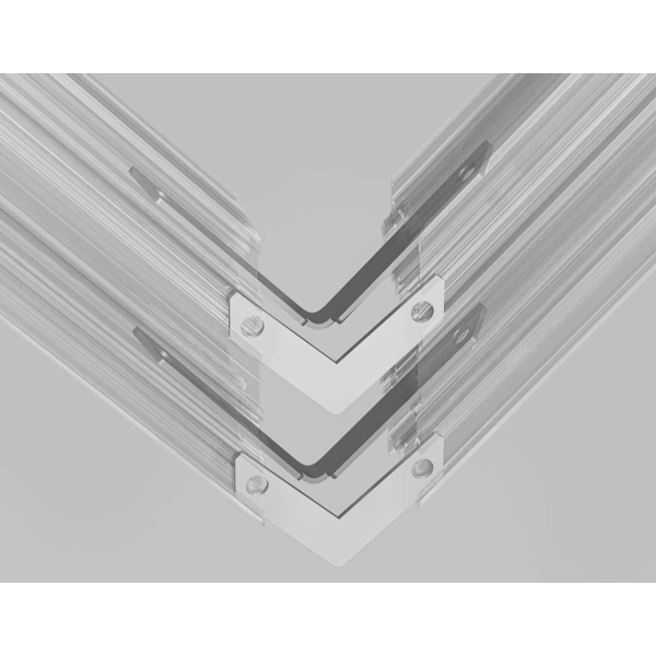 Комплект угловых вертикальных и горизонтальных соединителей Ambrella Light TRACK SYSTEM GL2015