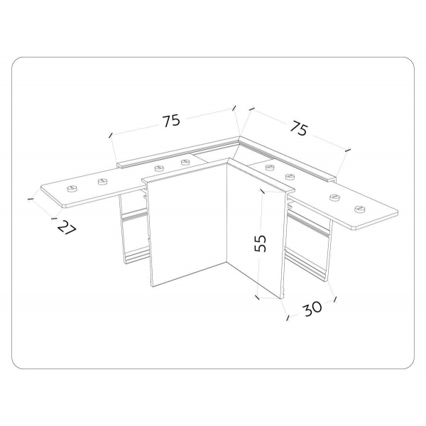 Коннектор L-образный Ambrella Light Track System Magnetic 220V GL1031 Коннектор L-образный Ambrella Light Track System Magnetic 220V GL1031