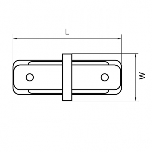 Коннектор прямой Lightstar Barra 502109 Коннектор прямой Lightstar Barra 502109