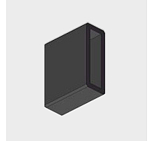 Заглушка Italline Fantom IT010-4014 black