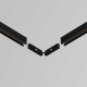 Коннектор питания угловой Maytoni Technical Accessories for tracks Levity TRA184CPC-1B-3