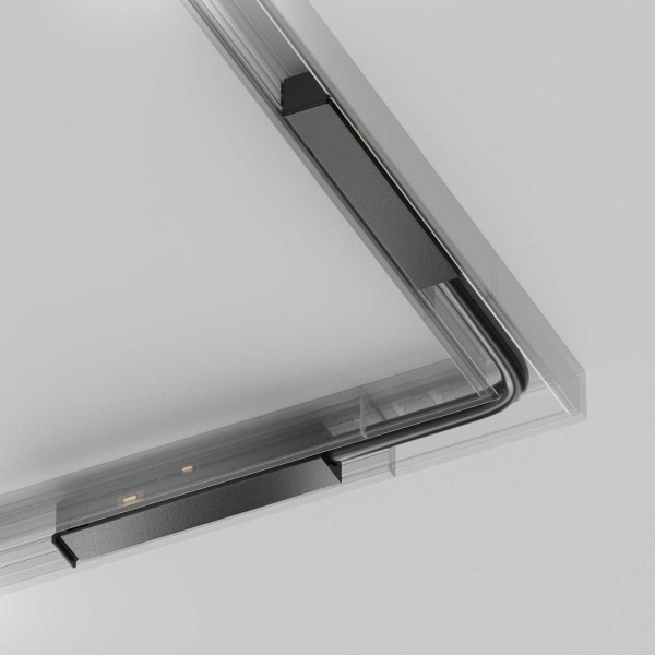 Коннектор питания шарнирный Exility X, черный Maytoni Technical EXILITY X Accessories for tracks Exility X TRA239CS-42B