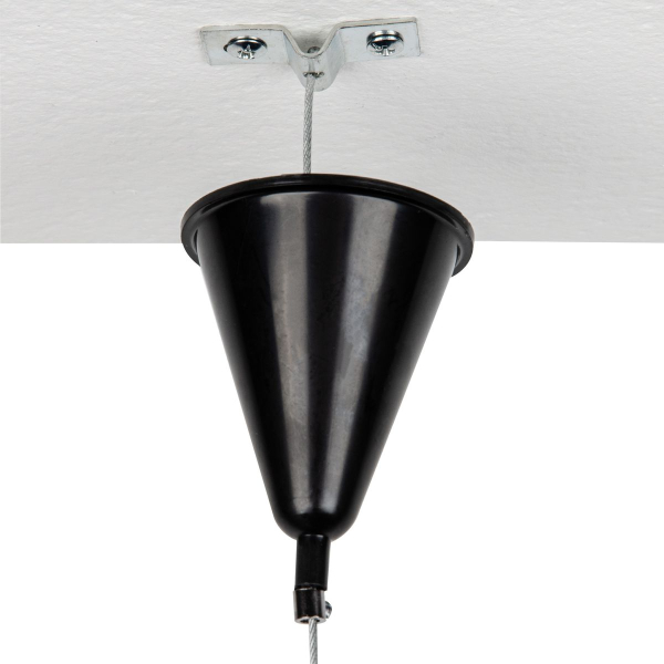 Набор для подвесного монтажа шинопроводов Uniel UFB-H41 Black 1 Polybag UL-00003666