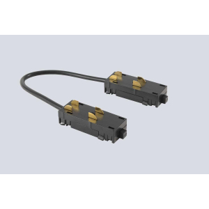 Соединитель питания угловой для накладного шинопровода Crystal Lux CLT 0.205 04 BL