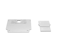 Комплект торцевых заглушек 2шт для 509426/509436 в натяжной потолок Lightstar Uno Pro 509466