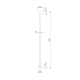 Декоративная стойка с коннектором Elektrostandard Esthetic Magnetic 85153/00 a065449