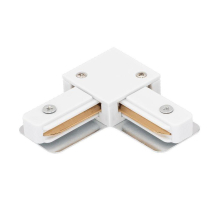 Коннектор L-образный однофазный DesignLed CN2-WH-L 003724