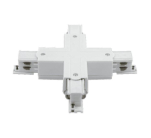 Коннектор X-образный трехфазный DesignLed CN-3F-X-WH 005447