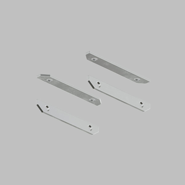 Комплект прямых соединителей для закладного профиля TR3040-AL Denkirs 4 шт. TR3043-AL