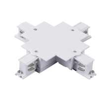 Соединение крестовое встраиваемое с подводом питания к треку 5030xx-R Quattro Lightstar 503146-R