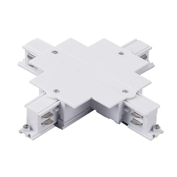 Соединение крестовое встраиваемое с подводом питания к треку 5030xx-R Quattro Lightstar 503146-R