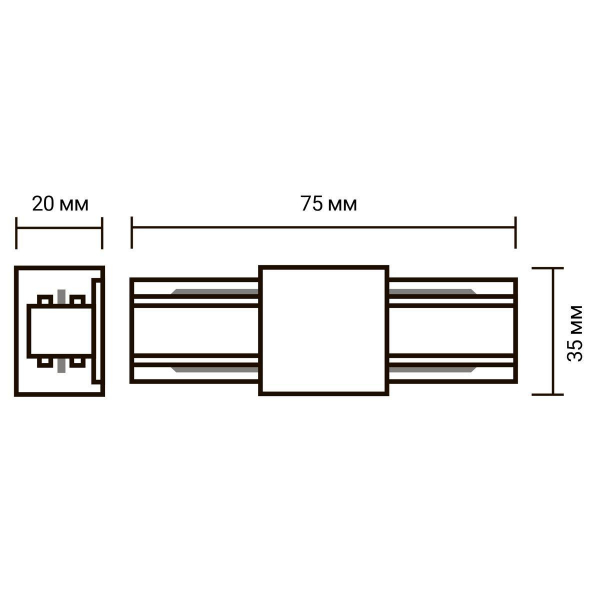 Коннектор прямой Jazzway PTR CI-GR 5023840 Коннектор прямой Jazzway PTR CI-GR 5023840