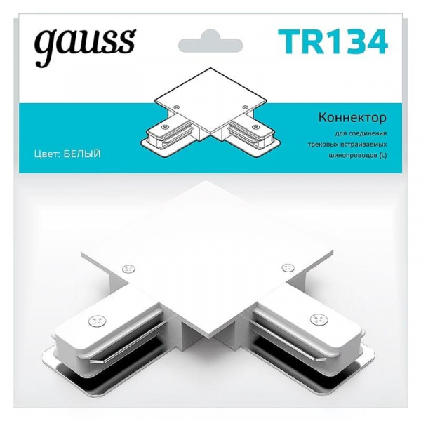 Коннектор L-образный Gauss TR134 Коннектор L-образный Gauss TR134