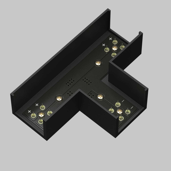Коннектор питания Т-образный Maytoni Technical TRA160CT-11B Коннектор питания Т-образный Maytoni Technical TRA160CT-11B
