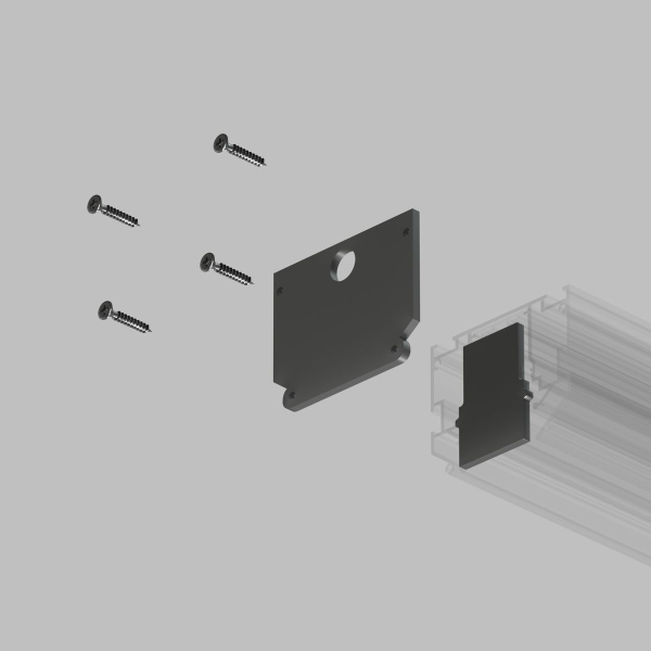 Заглушка Denkirs Smart One (2шт) TR2025-BK
