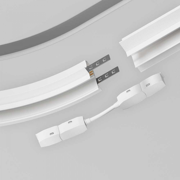 Аксессуар для трекового светильника Maytoni Technical Exility Accessories for tracks TRA034CS-W Аксессуар для трекового светильника Maytoni Technical Exility Accessories for tracks TRA034CS-W