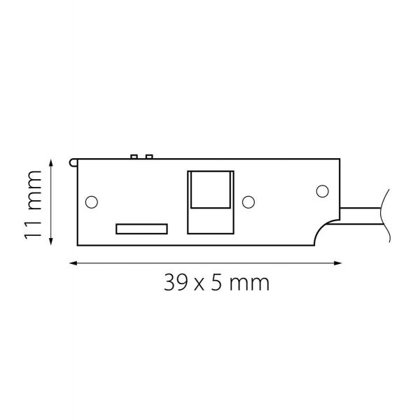 Питание боковое Lightstar Linea 506117 Питание боковое Lightstar Linea 506117
