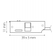 Питание боковое Lightstar Linea 506117
