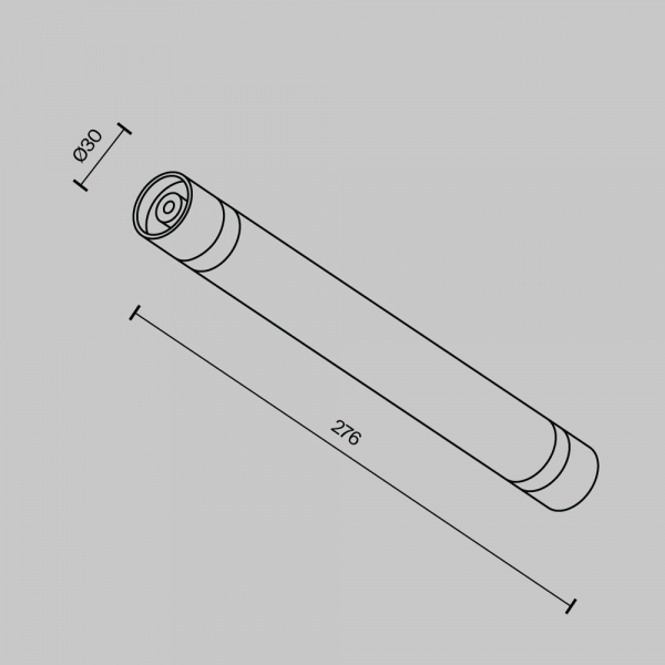 Аксессуар Maytoni Technical CA011-L300-B Аксессуар Maytoni Technical CA011-L300-B