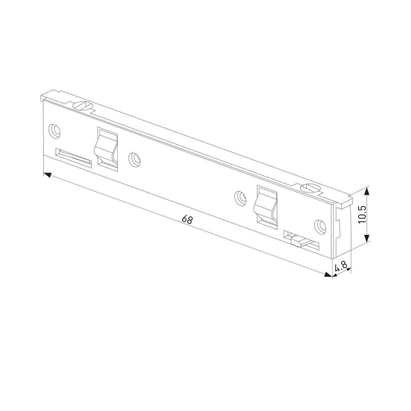 Прямой коннектор Elektrostandard 95131/00 a067996 Прямой коннектор Elektrostandard 95131/00 a067996