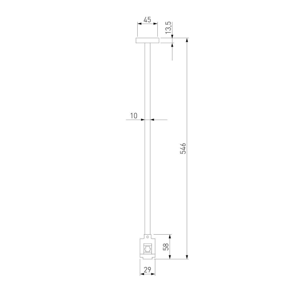 Декоративная стойка с вводом питания Elektrostandard Esthetic Magnetic 85147/00 a065443 Декоративная стойка с вводом питания Elektrostandard Esthetic Magnetic 85147/00 a065443