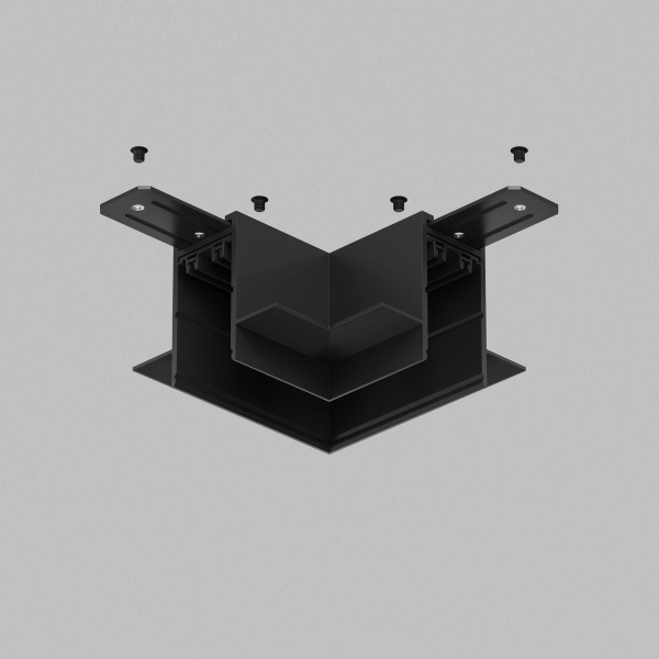 Коннектор L-образный потолок-потолок Denkirs Smart TR2112-BK