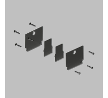 Заглушка Denkirs Smart One (2шт) TR2025-BK