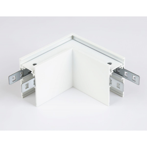 Коннектор L-образный для накладного шинопровода Ambrella light Track System Magnetic GL3369 Коннектор L-образный для накладного шинопровода Ambrella light Track System Magnetic GL3369