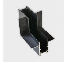 Коннектор L-образный вертикальный Italline Atom IT012-5033 black