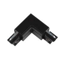 Соединитель для шинопроводов L-образный внутренний Uniel UBX-A22 Black 09766