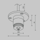 Аксессуар Maytoni Technical CA022BO-P-B