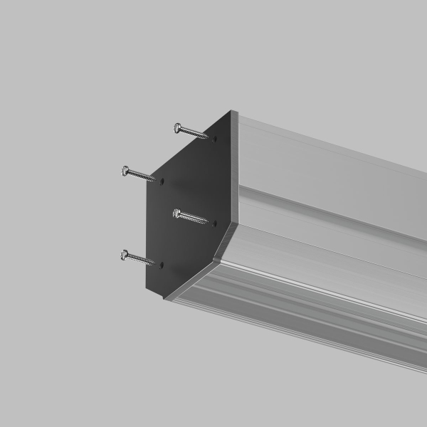 Комплект торцевых заглушек для профиля Denkirs TR3047-AL