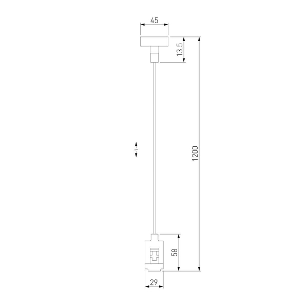Подвесной комплект с вводом питания Elektrostandard Esthetic Magnetic 85154/00 a065438 Подвесной комплект с вводом питания Elektrostandard Esthetic Magnetic 85154/00 a065438