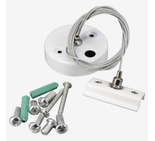 Подвес тросовый Hesby Lighting Skylite для накладного шинопровода 220В, белый HSBL_0035