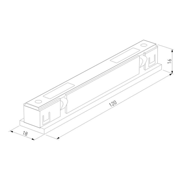 Коннектор прямой Elektrostandard Titan Line Magnetic 85008/00 a069723 Коннектор прямой Elektrostandard Titan Line Magnetic 85008/00 a069723