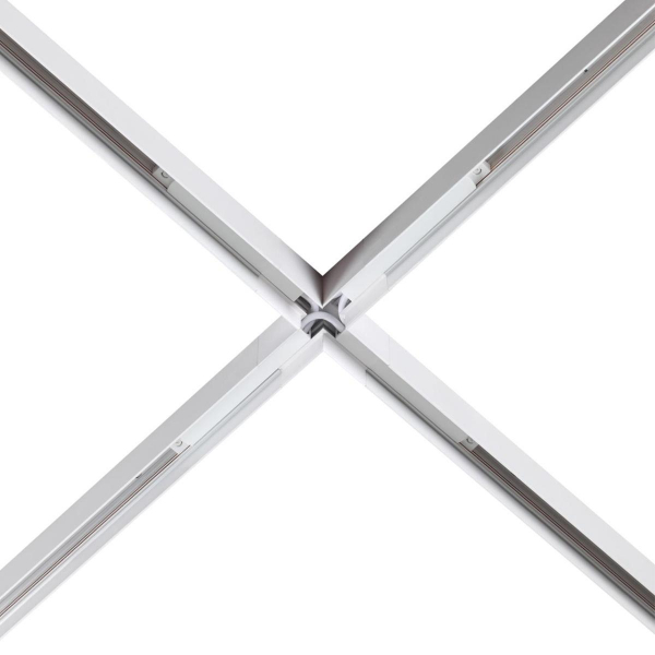 Коннектор X-образный для низковольтного шинопровода Novotech Shino Flum 135127 Коннектор X-образный для низковольтного шинопровода Novotech Shino Flum 135127