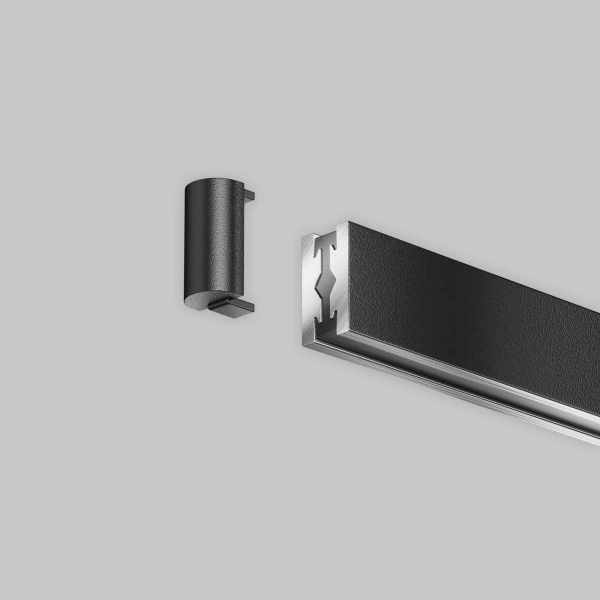 Заглушка торцевая для шинопровода Flarity, 1 шт., черный Maytoni Technical FLARITY Accessories for tracks Flarity TRA154EC-B